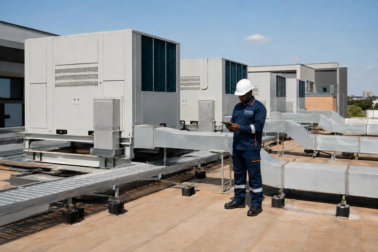 Commercial cooling support HVAC-R project