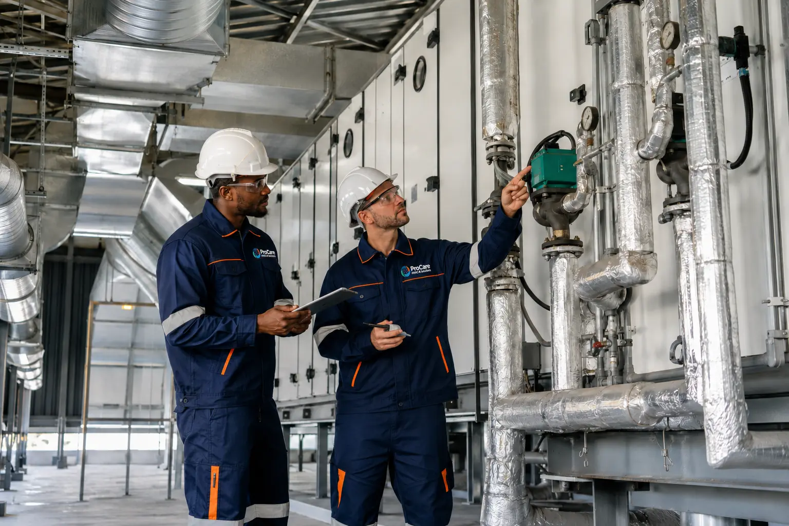 Industrial plant maintenance HVAC-R project