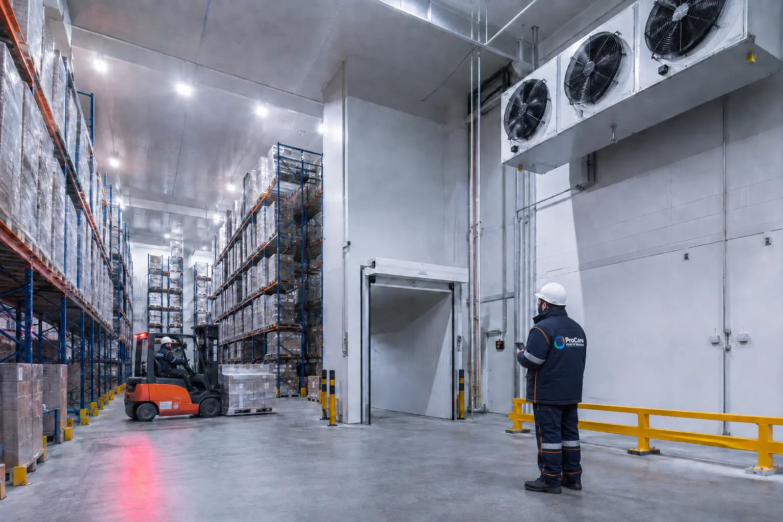 Cold-room installation HVAC-R project